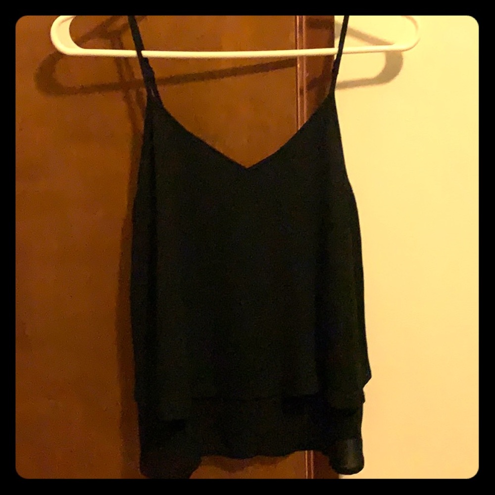 Black Stylish Camisole Tank Top